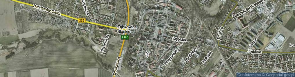 Zdjęcie satelitarne Św. Wojciecha ul.